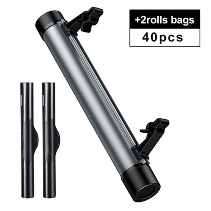 Hanging Car Trash Organizer with Bags Compact Clipping Car Organizer Trash Pocket Container for Headrest Rod Back Pocket BIN