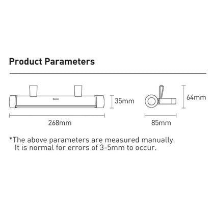 Hanging Car Trash Organizer with Bags Compact Clipping Car Organizer Trash Pocket Container for Headrest Rod Back Pocket BIN